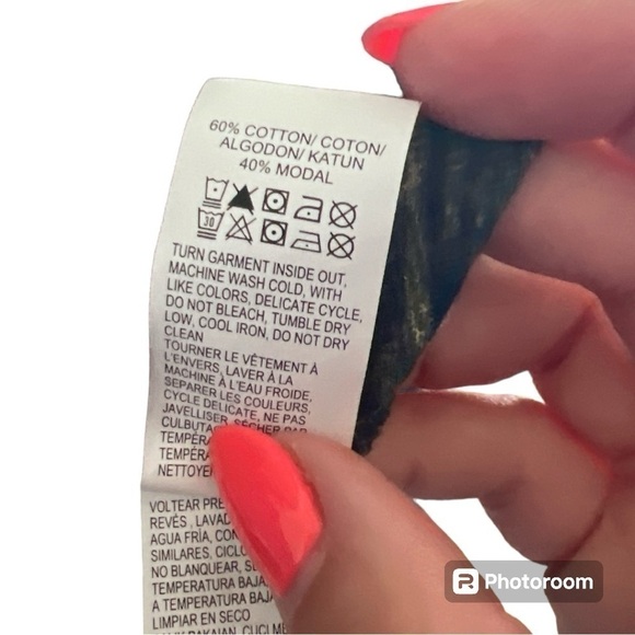 Lucky Brand Geo Printed Peasant Top With 3/4
Sleeves in green and blue - Large - Picture 4 of 5